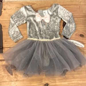 H&M gray kitten tutu